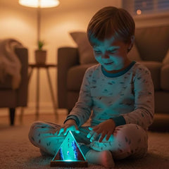 Handmade 3D Ocean Resin Lamp, Epoxy Ocean Night Light with Wooden Base, LED Color Changing Table Lamp, USB Powered Dragons Decor, Unique Ocean Gift for Bedroom & Home Office (Shark)