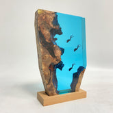 Three Divers Resin Night Light, Family Series( Best Gift 🎁 )