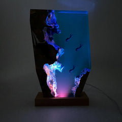 Three Divers Resin Night Light, Family Series( Best Gift 🎁 )