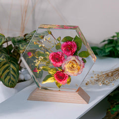 ROSE FLOWERS V2 - Handmade Lamp