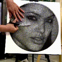 Personalized Photo String Kit Thread Portrait Art Create Your Own Unique Thread Painting with our DIY String Art Kit DIY Wall Art Handmade Gift