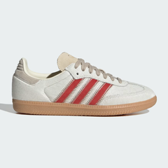 adidas Samba OG Pony Hair Wonder Beige Better Scarlet Women's
