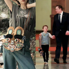Bag of the same style as Musk's son's