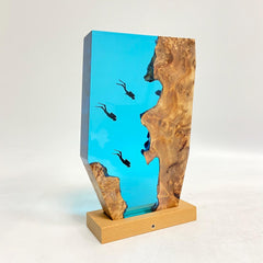 Three Divers Resin Night Light, Family Series（ Best Gift 🎁 ）