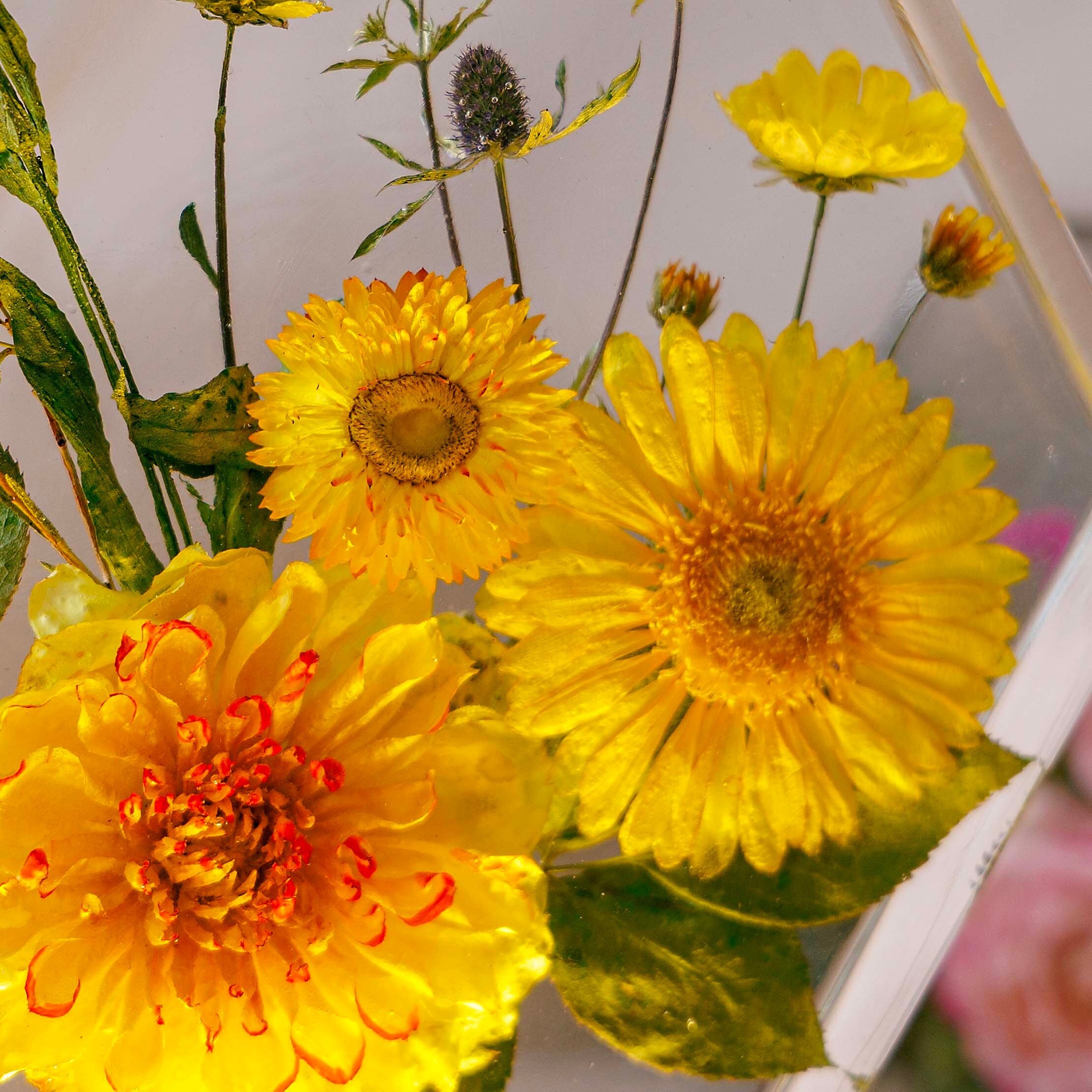 SUNFLOWERS V3 - Handmade Lamp