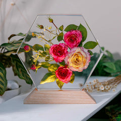 ROSE FLOWERS V2 - Handmade Lamp