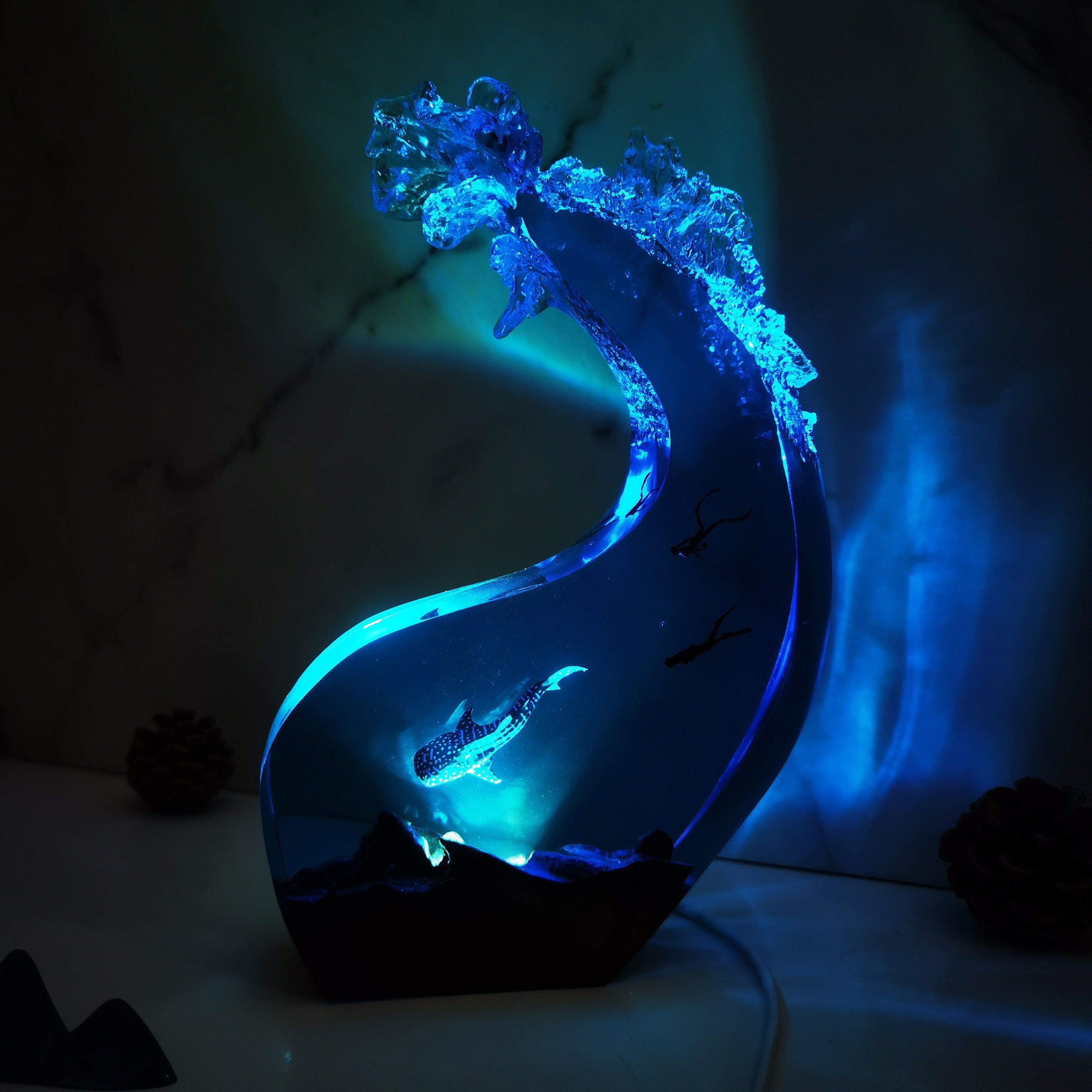 Whale Shark Art Lamp #1