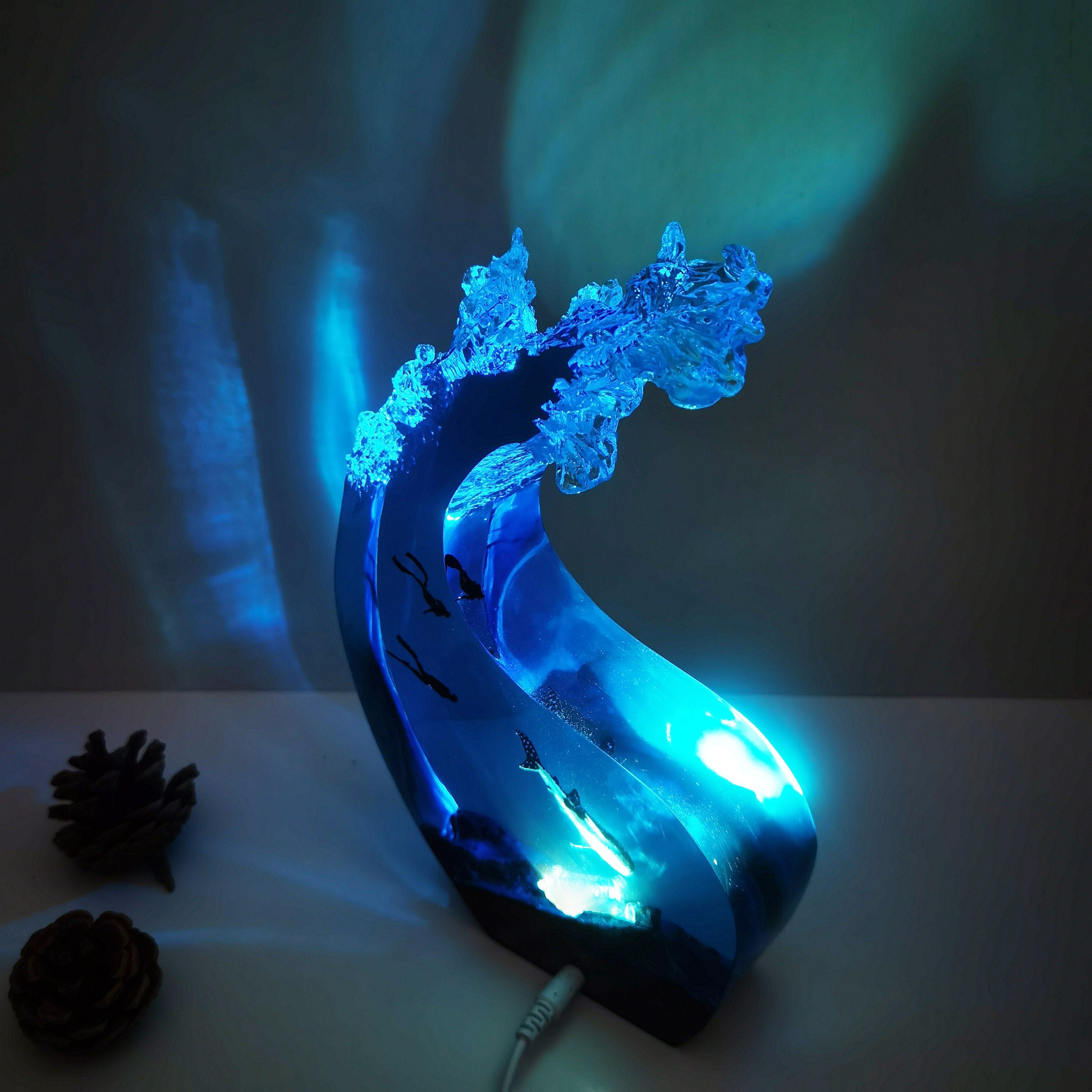 Whale Shark Art Lamp #1