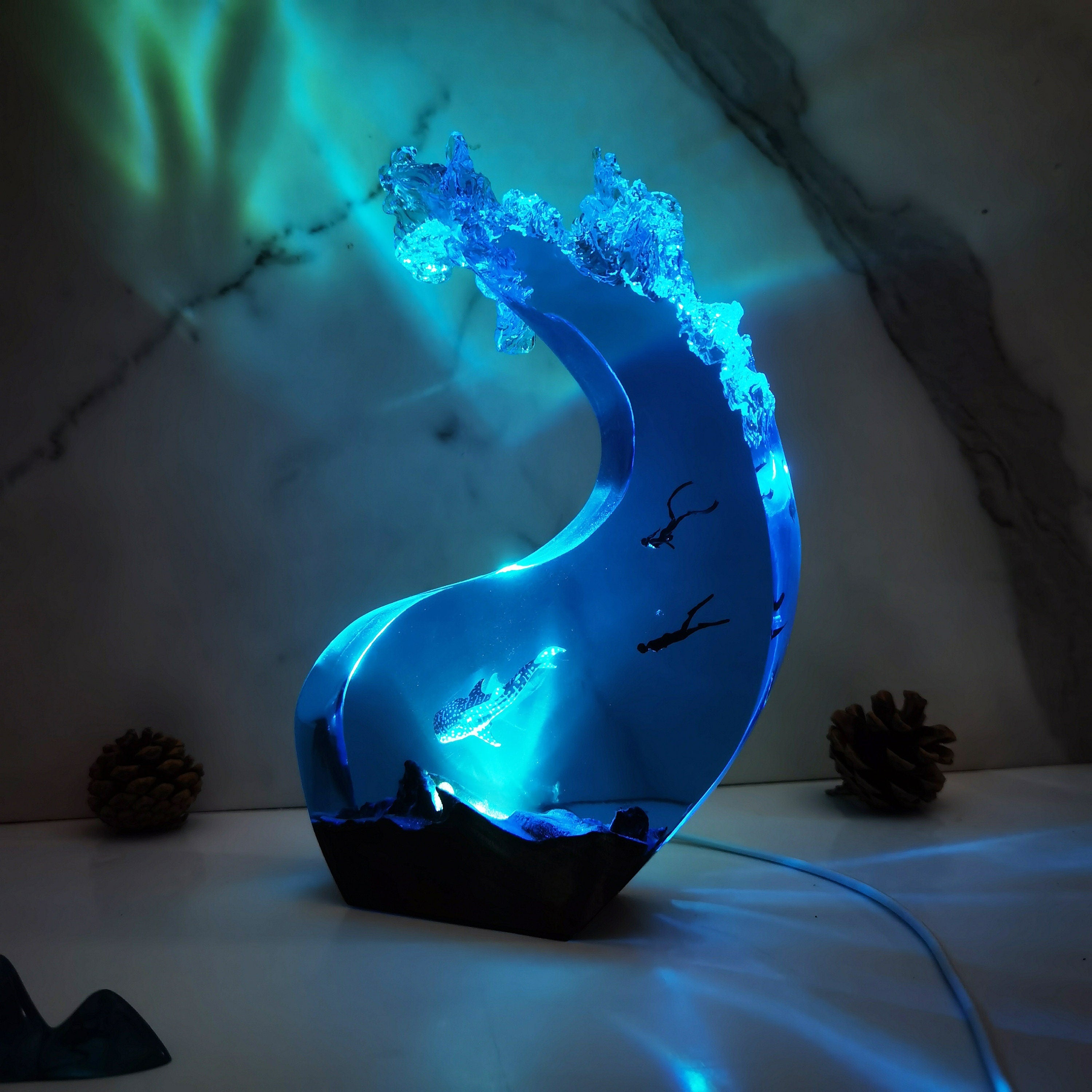 Whale Shark Art Lamp #1