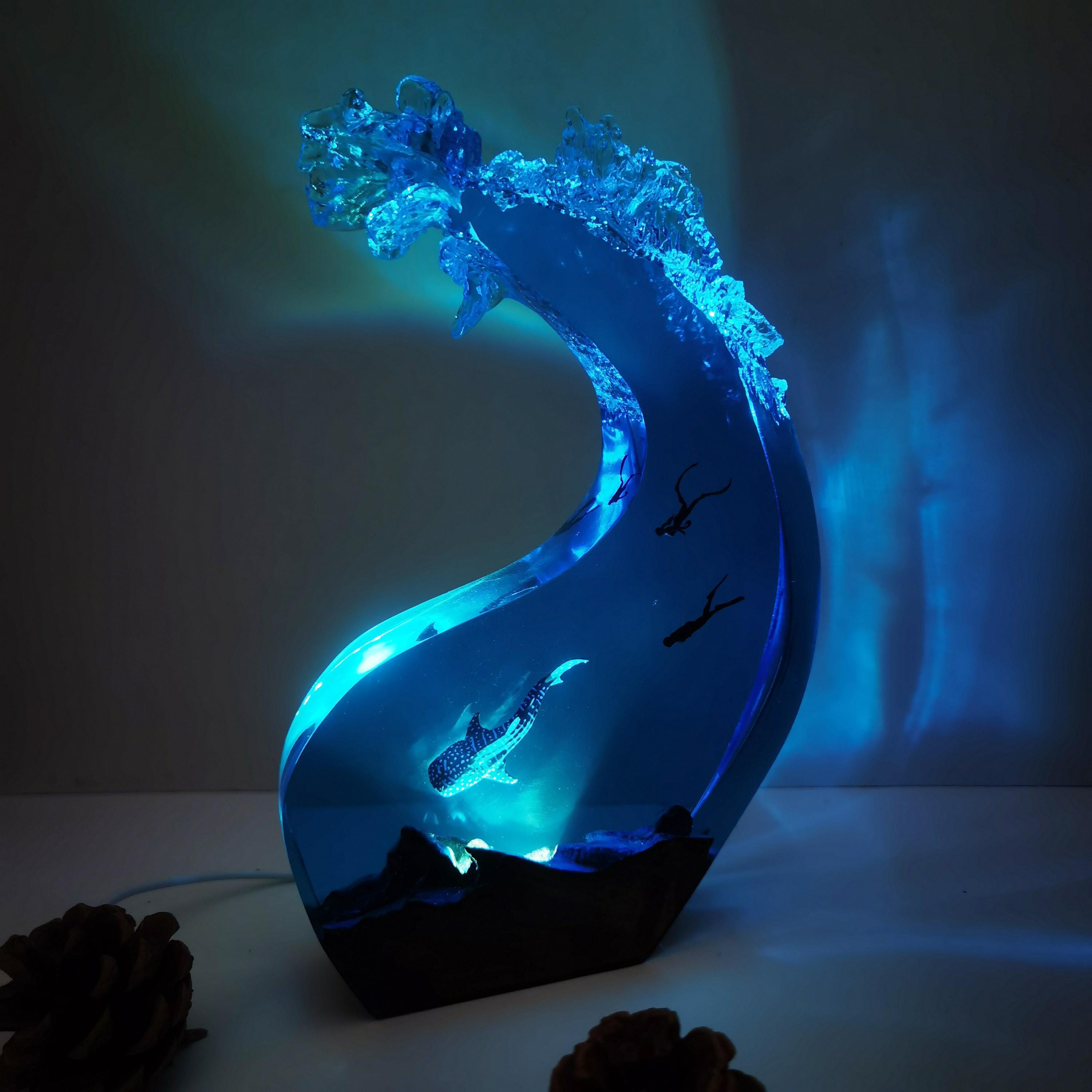 Whale Shark Art Lamp #1