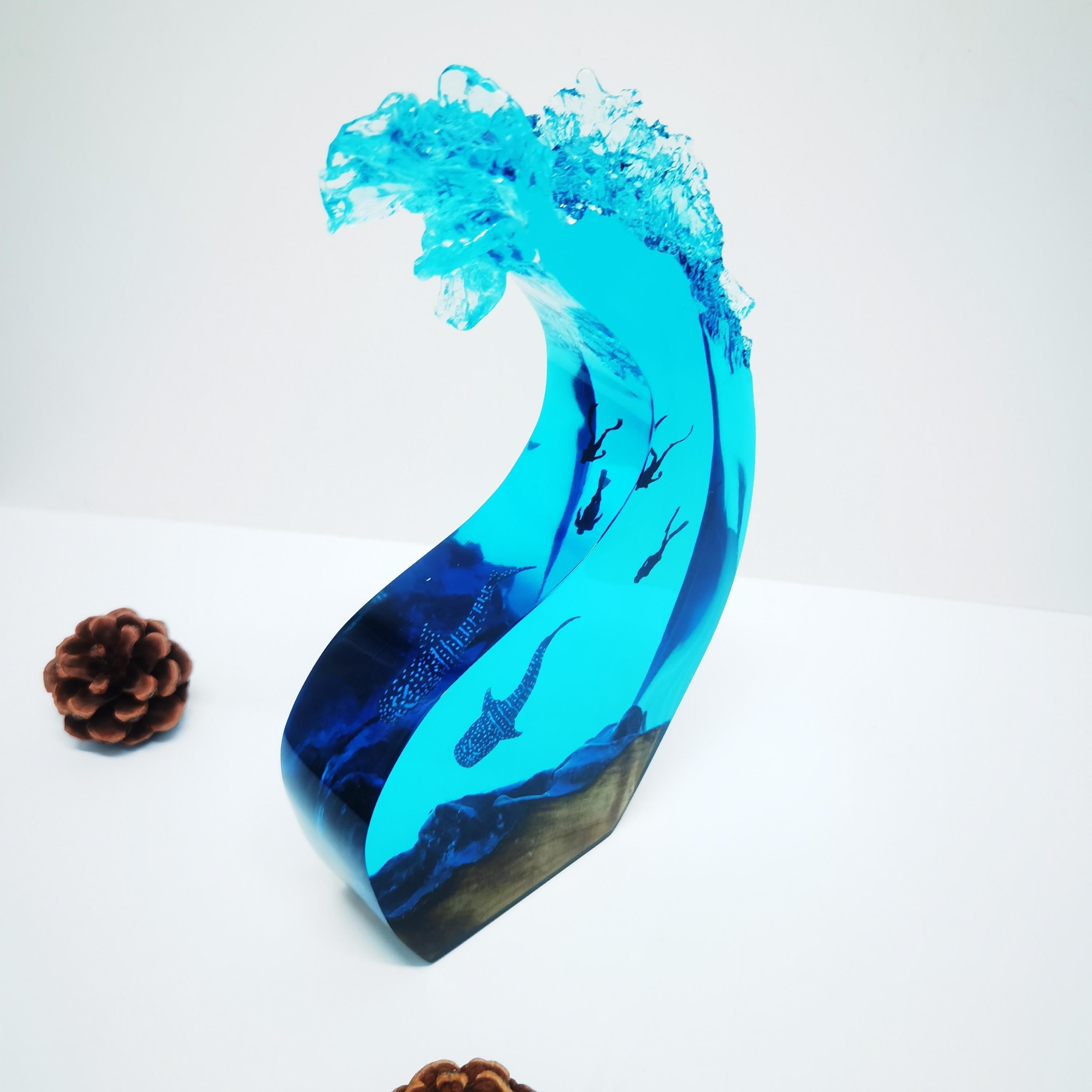 Whale Shark Art Lamp #1