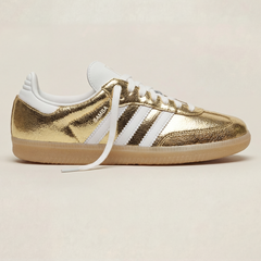 adidas Samba OG Gold Metallic Cracked Leather Women’s